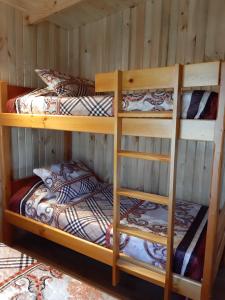 Postel nebo postele na pokoji v ubytování Paraíso Liumalla Lodge