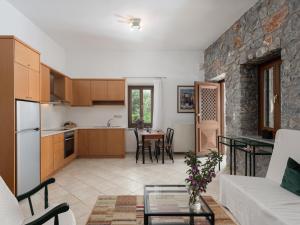 Kuchyň nebo kuchyňský kout v ubytování Aura Traditional Apartment