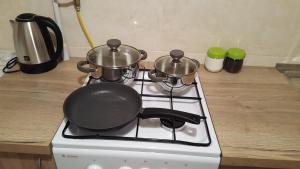 Kuchyňa alebo kuchynka v ubytovaní Best Apartment Naukova