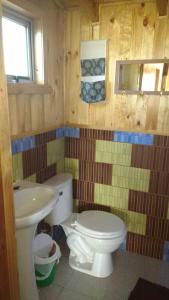 Koupelna v ubytování Onde la Silda