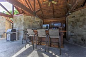 A patio or other outdoor area at 3 Mi to Dollywood Pigeon Forge Resort Studio!