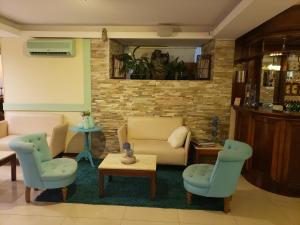 Istumisnurk majutusasutuses Tanger Hotel