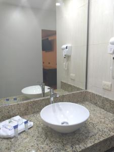 Koupelna v ubytování Hotel Jiménez Plaza