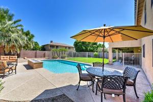 The swimming pool at or close to Spacious Litchfield Park Home with Yard, Heated Pool