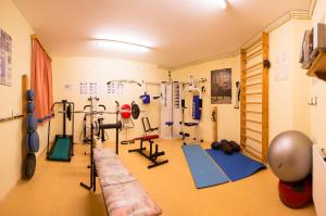 Posilňovňa alebo fitness centrum v ubytovaní Apart-Pension Wasserfall