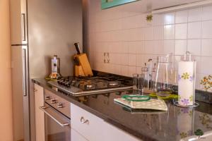 A kitchen or kitchenette at Ca' le cerque, villa surrounded by the Marche nature