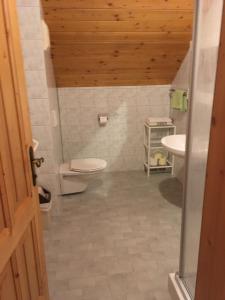 Koupelna v ubytování Gerstbreinhof