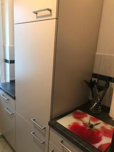 Kuchyň nebo kuchyňský kout v ubytování Ferienhaus Till & Lotte