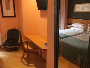 Posteľ alebo postele v izbe v ubytovaní Hotel Zarampallo
