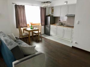 Kuchnia lub aneks kuchenny w obiekcie Apartamenty u Krysi