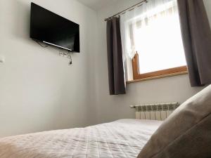 Telewizja i/lub zestaw kina domowego w obiekcie Apartamenty u Krysi