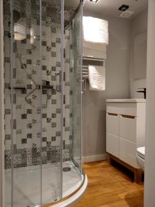 Ένα μπάνιο στο Apartamenty Martushka