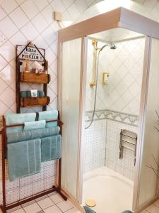 Kúpeľňa v ubytovaní Alte Mühle Appartements + 9 fotografií
