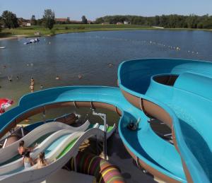 a rendering of a water park on a cruise ship at Au cœur des collines gersoise in Saramon