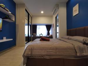 Postel nebo postele na pokoji v ubytování Thermospace Imperio A-17-19 Melaka City