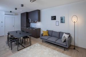 Istumisnurk majutusasutuses Qstay Good Living Apartments