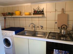 A kitchen or kitchenette at LA TERRAZZA SUL CORSO City Center