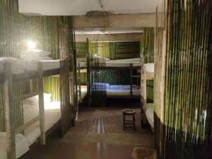 Un ou plusieurs lits superposés dans un hébergement de l'établissement Green Hostel & Sunny Guesthouse