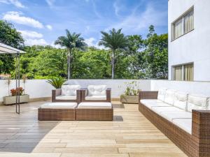 Uma área de estar em CHA Pampulha Design Hotel