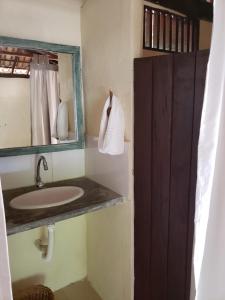 Phòng tắm tại Pousada Aldeia Banzaê