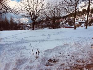 Mikro Katafygio during the winter
