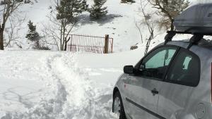Mikro Katafygio during the winter