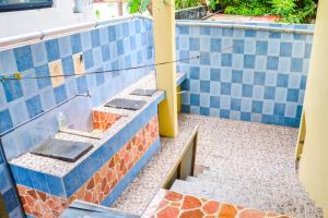 Balkón nebo terasa v ubytování La Caverna House