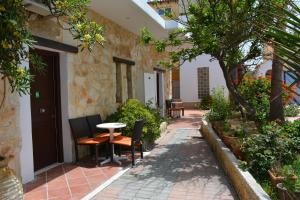 A garden outside Villa Giorgos