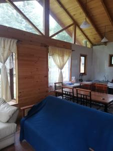 Χώρος καθιστικού στο Bosques de Caburgua