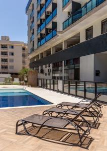 Swimming pool sa o malapit sa Apart Hotel Porto Príncipe