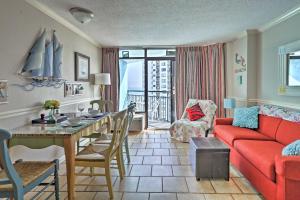 Cozy Myrtle Beach Condo with Ocean View and Pool Access
