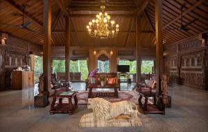 Posezení v ubytování Ayung Resort Ubud