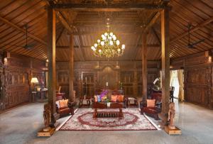 Posezení v ubytování Ayung Resort Ubud