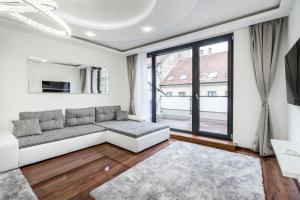 Posezení v ubytování Kiraly 44 Luxury Apartment