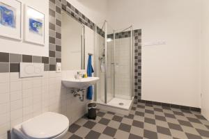 Koupelna v ubytování Ferienwohnungen in Losheim am See
