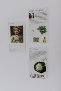 página de un libro con descripciones de las hortalizas en Ferienwohnungen in Losheim am See en Losheim