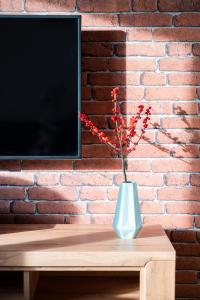 Televízia a/alebo spoločenská miestnosť v ubytovaní P&O Serviced Apartments Group Komputerowa