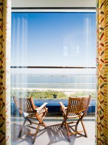 Ein Balkon oder eine Terrasse in der Unterkunft Baltic Zinnowitz - Hotel mit Meerwasserpool und Thermalbad