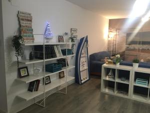 Knižnica v apartmáne
