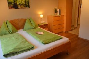 Postel nebo postele na pokoji v ubytování Haus Frey