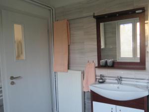 Kúpeľňa v ubytovaní Apartman Hruba Skala