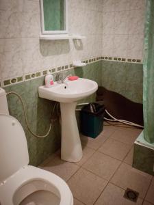 Een badkamer bij Prut