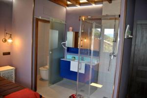 A bathroom at Casa Rural Mansion Adela con Piscina y Jacuzzi