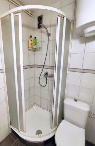 חדר רחצה ב-City Center Lovely Studio Apartment