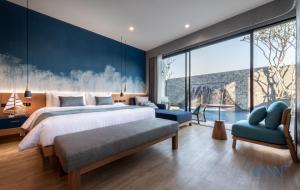 Postel nebo postele na pokoji v ubytování Vann Hua Hin Resort + 37 fotografií