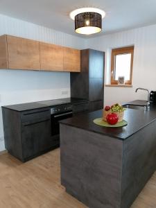 Eldhús eða eldhúskrókur á Studler Hofchalets