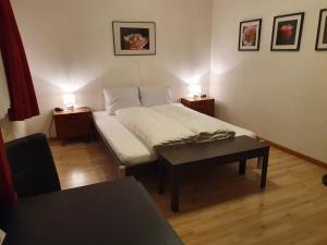 Postel nebo postele na pokoji v ubytování Hotel Restaurant Bergheim