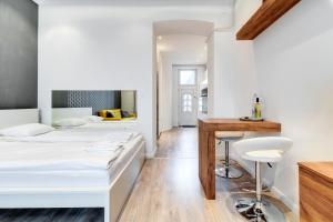 Кровать или кровати в номере Diamond Residence - Marble Apartment