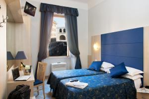 Katil atau katil-katil dalam bilik di Albergo Marechiaro