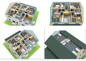 Půdorys ubytování APARTMÁNY POD SJEZDOVKOU